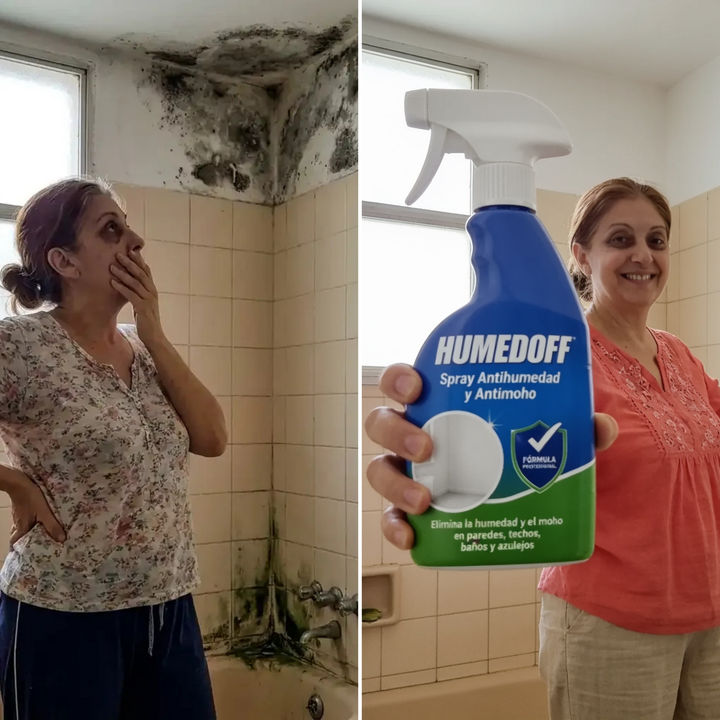 HUMEDOFF - Eliminá el moho de raíz y evitá que vuelva a aparecer.