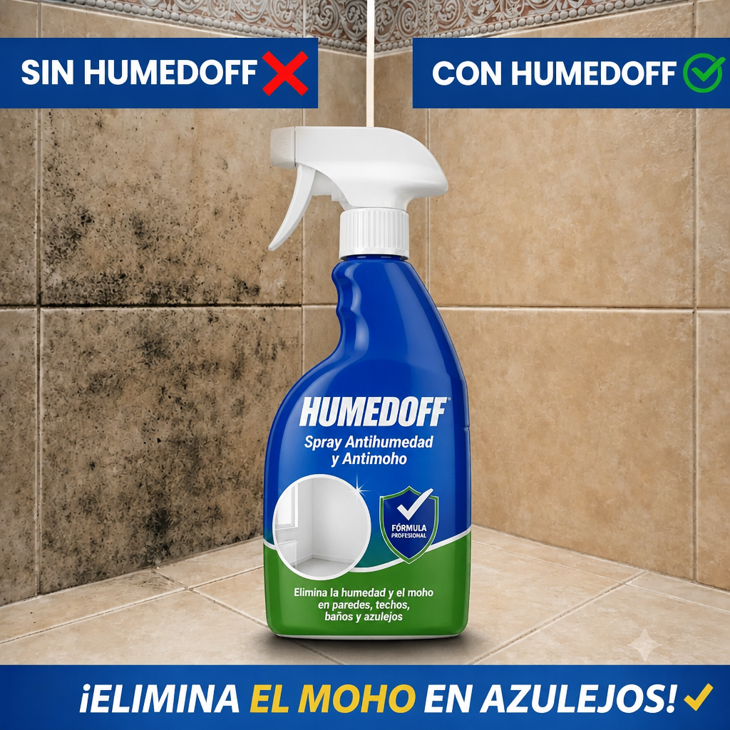 HUMEDOFF - Eliminá el moho de raíz y evitá que vuelva a aparecer.